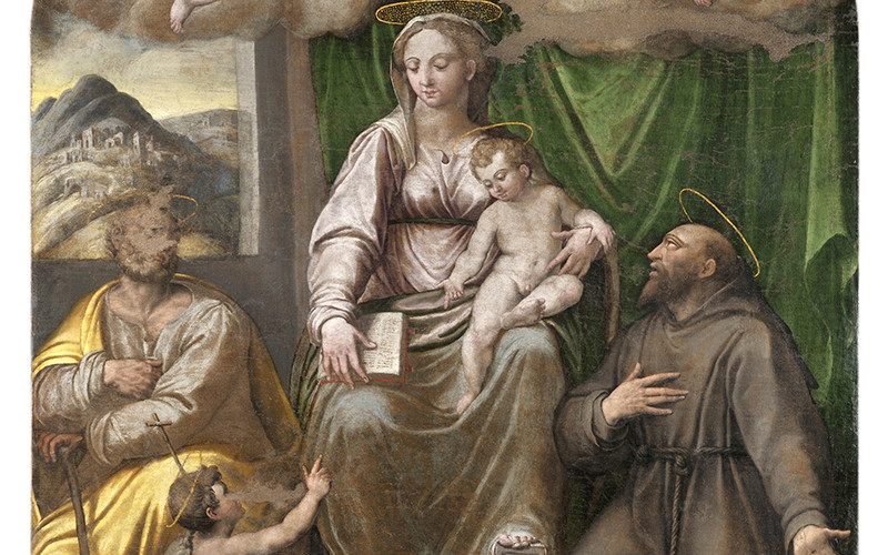 Giovanni Paolo Cardone, Madonna - Dopo il restauro